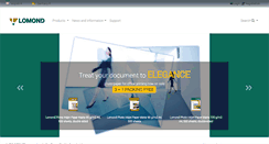 Desktop Screenshot of lomond.com