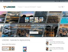 Tablet Screenshot of lomond.com
